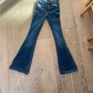 Hudson Jeans Dark Blue Flare Leg Denim
